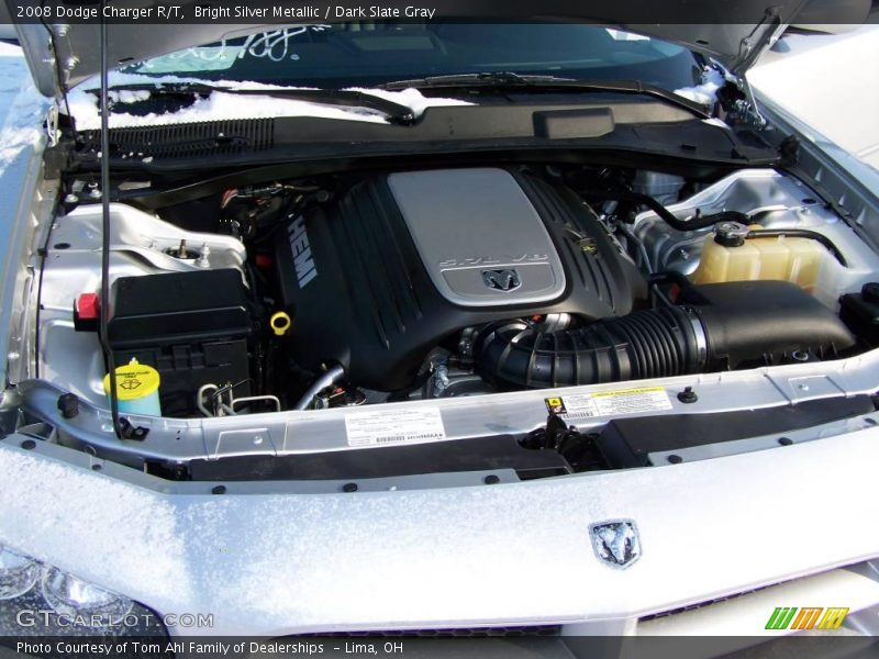 Bright Silver Metallic / Dark Slate Gray 2008 Dodge Charger R/T