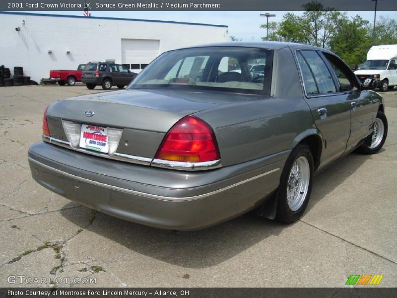 Spruce Green Metallic / Medium Parchment 2001 Ford Crown Victoria LX