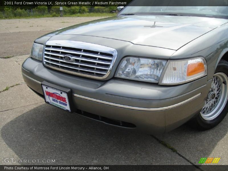 Spruce Green Metallic / Medium Parchment 2001 Ford Crown Victoria LX