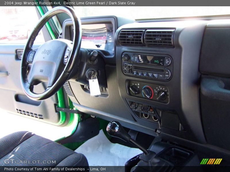 Electric Lime Green Pearl / Dark Slate Gray 2004 Jeep Wrangler Rubicon 4x4