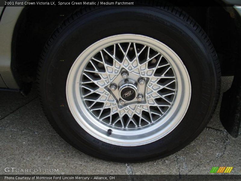 Spruce Green Metallic / Medium Parchment 2001 Ford Crown Victoria LX