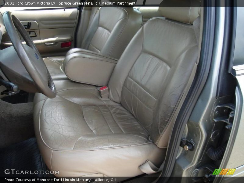 Spruce Green Metallic / Medium Parchment 2001 Ford Crown Victoria LX