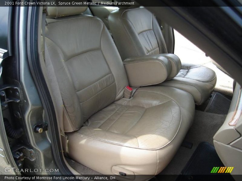 Spruce Green Metallic / Medium Parchment 2001 Ford Crown Victoria LX