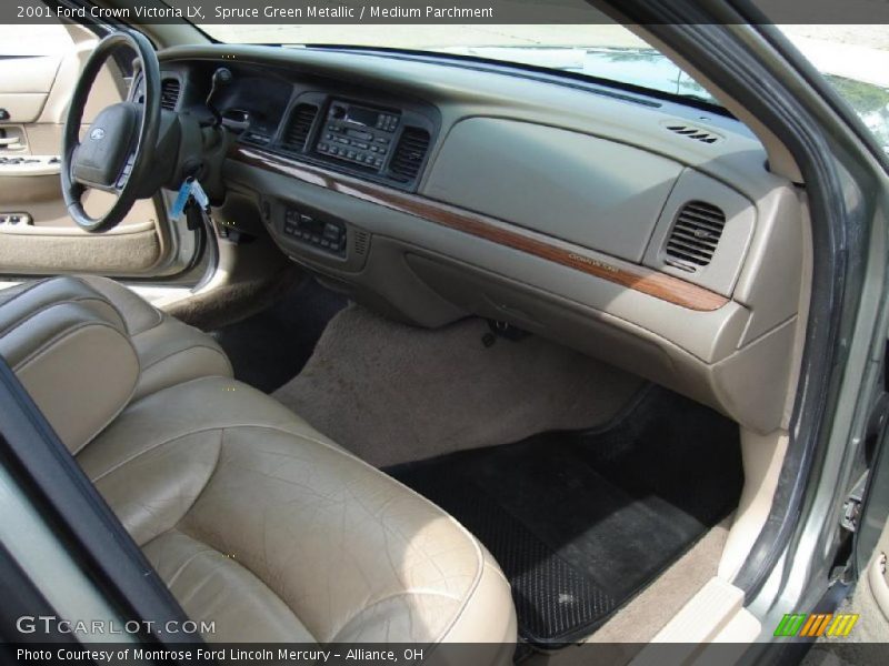 Spruce Green Metallic / Medium Parchment 2001 Ford Crown Victoria LX