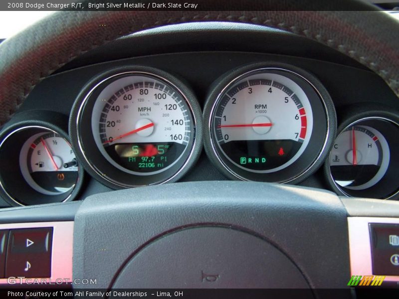 Bright Silver Metallic / Dark Slate Gray 2008 Dodge Charger R/T