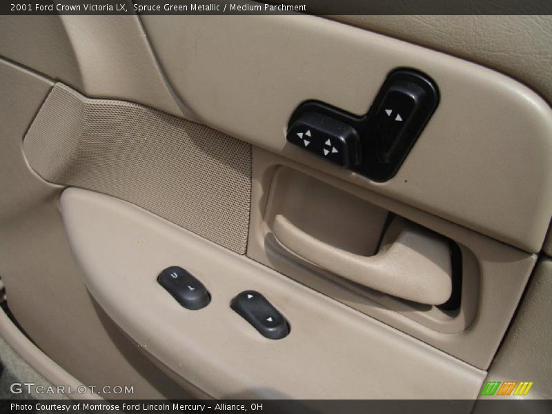 Spruce Green Metallic / Medium Parchment 2001 Ford Crown Victoria LX