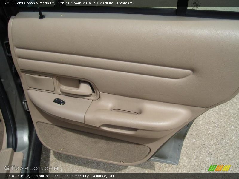 Spruce Green Metallic / Medium Parchment 2001 Ford Crown Victoria LX