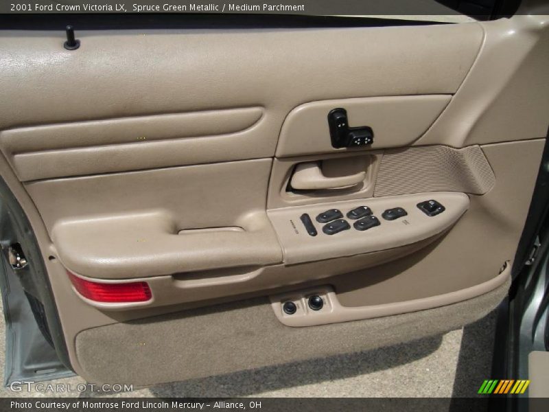 Spruce Green Metallic / Medium Parchment 2001 Ford Crown Victoria LX