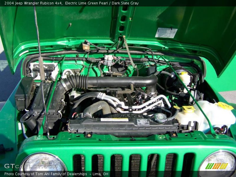 Electric Lime Green Pearl / Dark Slate Gray 2004 Jeep Wrangler Rubicon 4x4