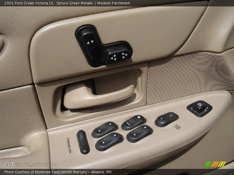 Spruce Green Metallic / Medium Parchment 2001 Ford Crown Victoria LX