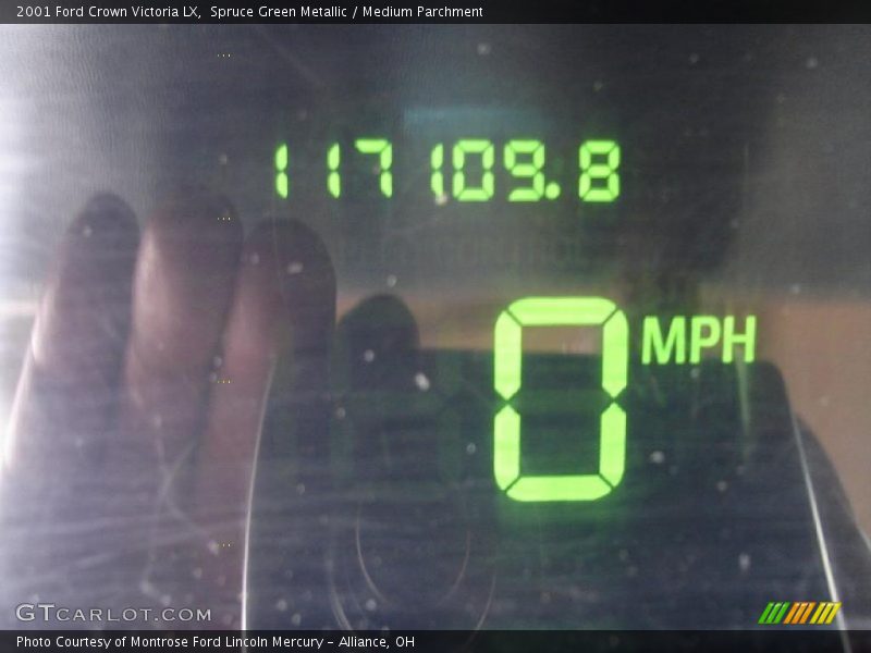 Spruce Green Metallic / Medium Parchment 2001 Ford Crown Victoria LX