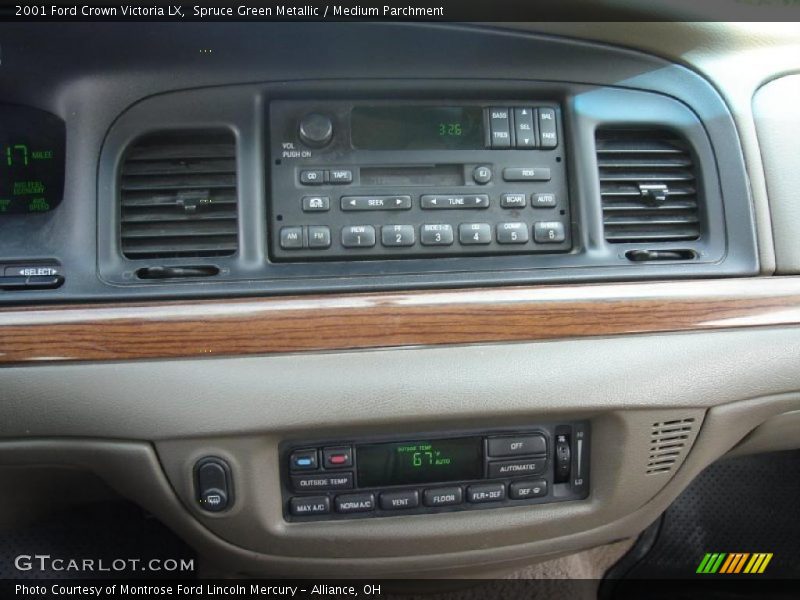 Spruce Green Metallic / Medium Parchment 2001 Ford Crown Victoria LX