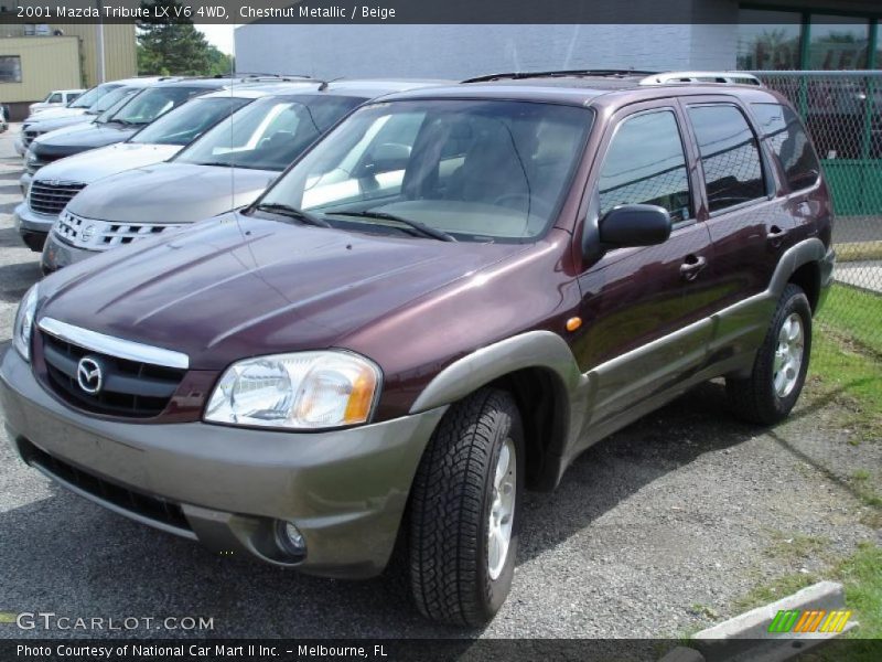 Chestnut Metallic / Beige 2001 Mazda Tribute LX V6 4WD