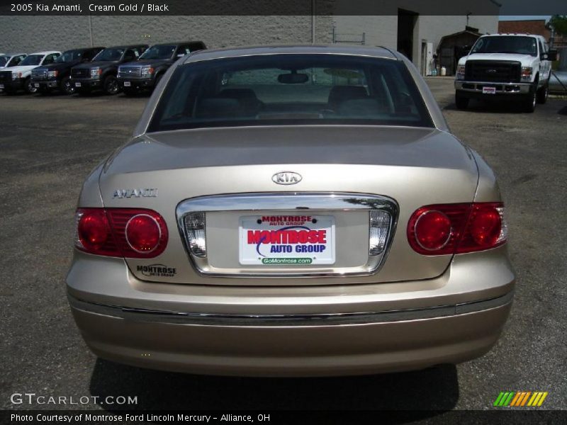 Cream Gold / Black 2005 Kia Amanti