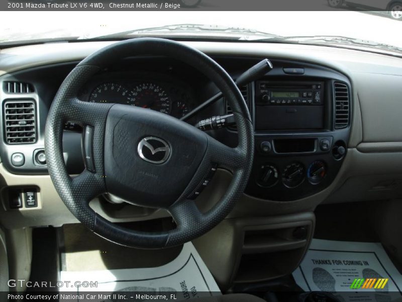 Chestnut Metallic / Beige 2001 Mazda Tribute LX V6 4WD