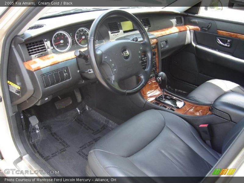 Cream Gold / Black 2005 Kia Amanti