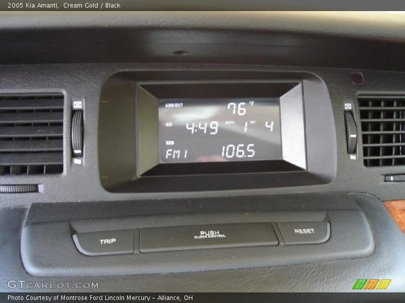 Cream Gold / Black 2005 Kia Amanti
