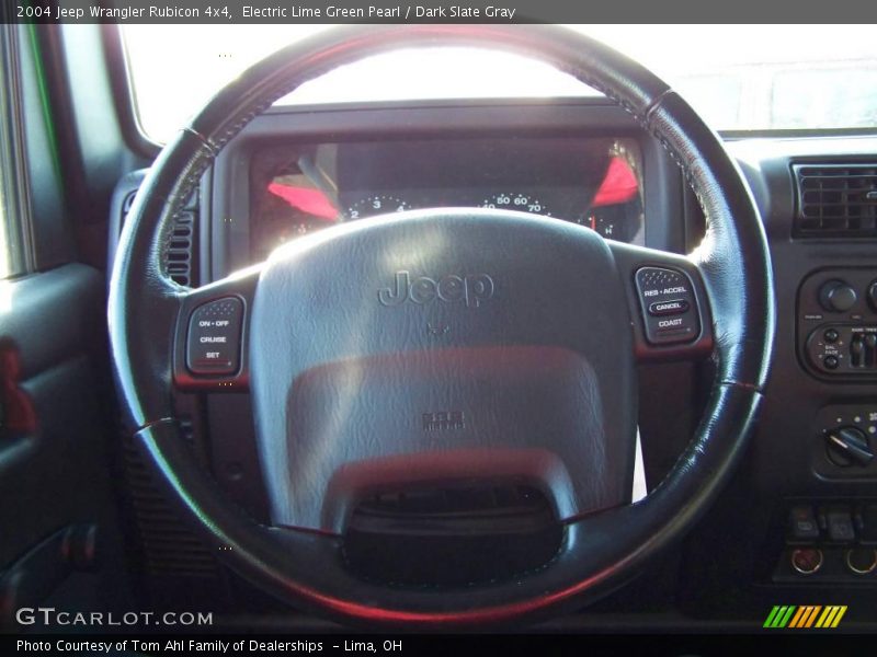Electric Lime Green Pearl / Dark Slate Gray 2004 Jeep Wrangler Rubicon 4x4