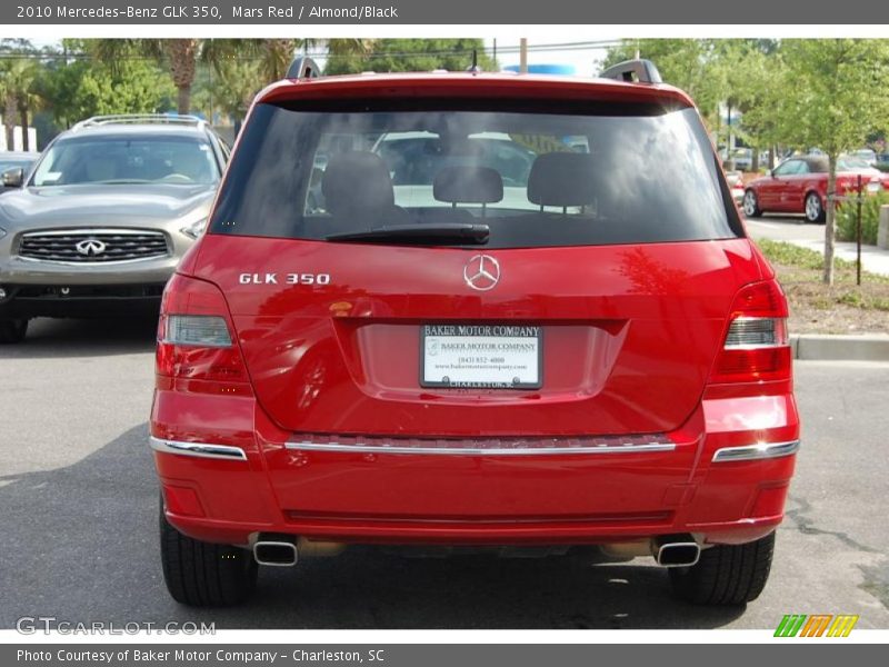 Mars Red / Almond/Black 2010 Mercedes-Benz GLK 350