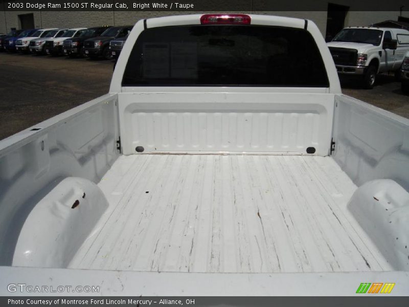 Bright White / Taupe 2003 Dodge Ram 1500 ST Regular Cab