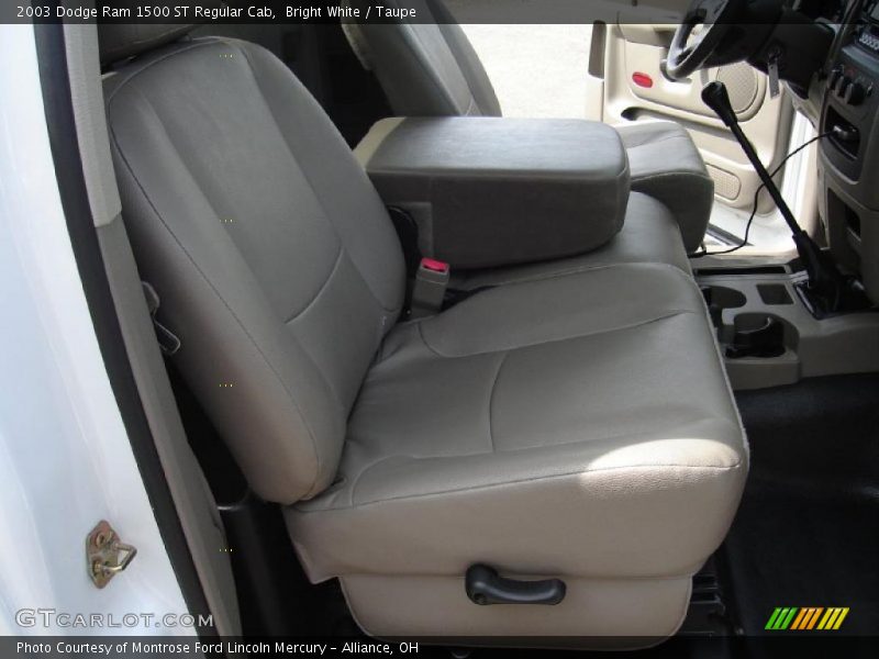 Bright White / Taupe 2003 Dodge Ram 1500 ST Regular Cab