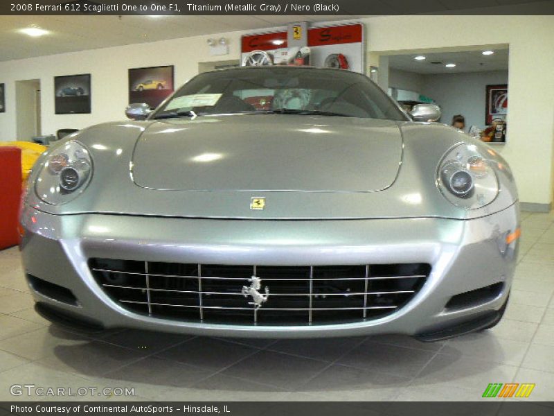 Titanium (Metallic Gray) / Nero (Black) 2008 Ferrari 612 Scaglietti One to One F1