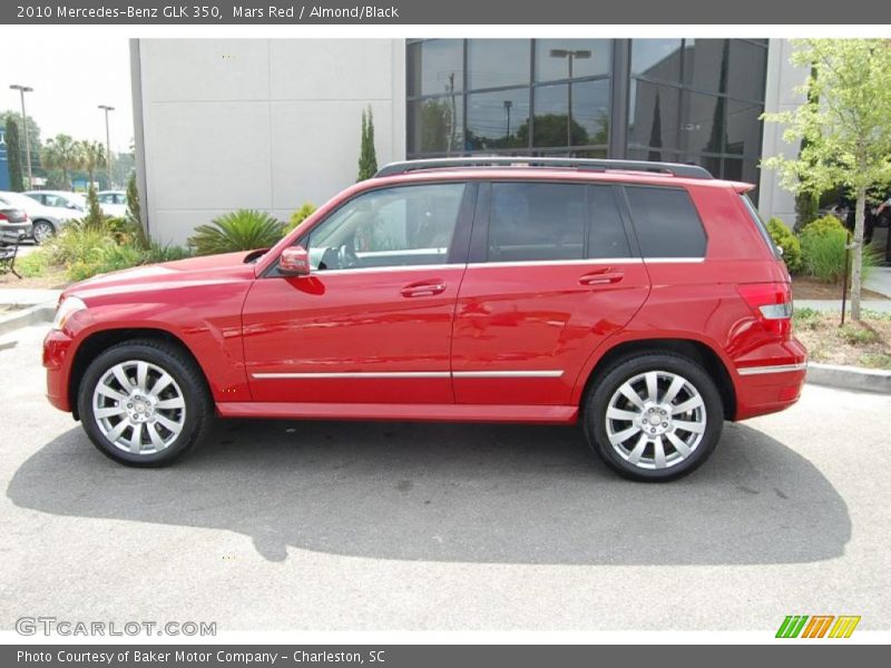 Mars Red / Almond/Black 2010 Mercedes-Benz GLK 350