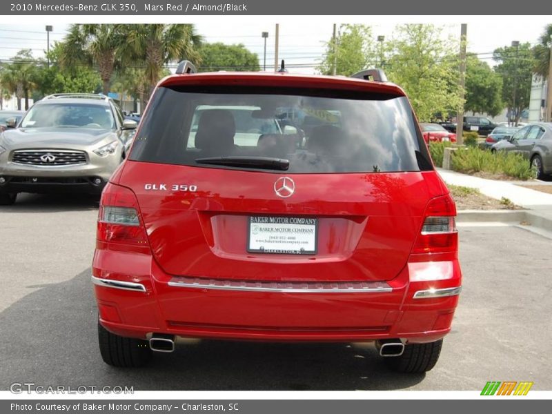 Mars Red / Almond/Black 2010 Mercedes-Benz GLK 350