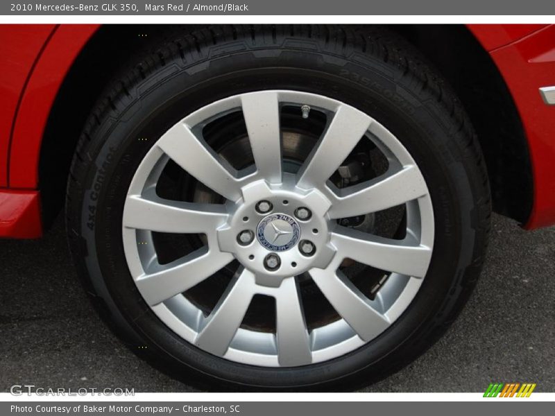 Mars Red / Almond/Black 2010 Mercedes-Benz GLK 350