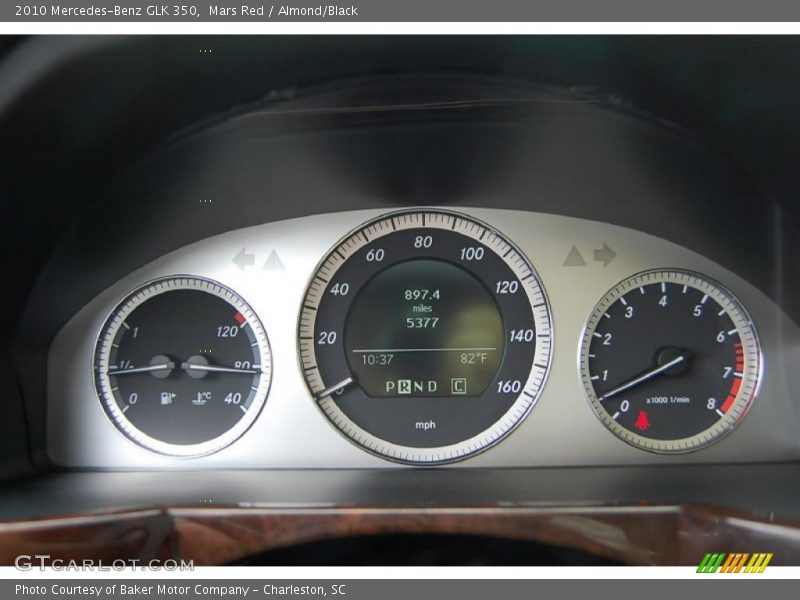 Mars Red / Almond/Black 2010 Mercedes-Benz GLK 350