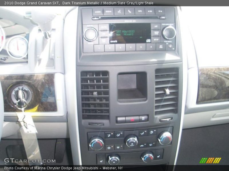 Dark Titanium Metallic / Medium Slate Gray/Light Shale 2010 Dodge Grand Caravan SXT