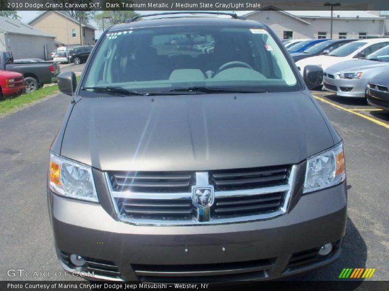 Dark Titanium Metallic / Medium Slate Gray/Light Shale 2010 Dodge Grand Caravan SXT