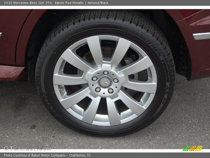 Barolo Red Metallic / Almond/Black 2010 Mercedes-Benz GLK 350