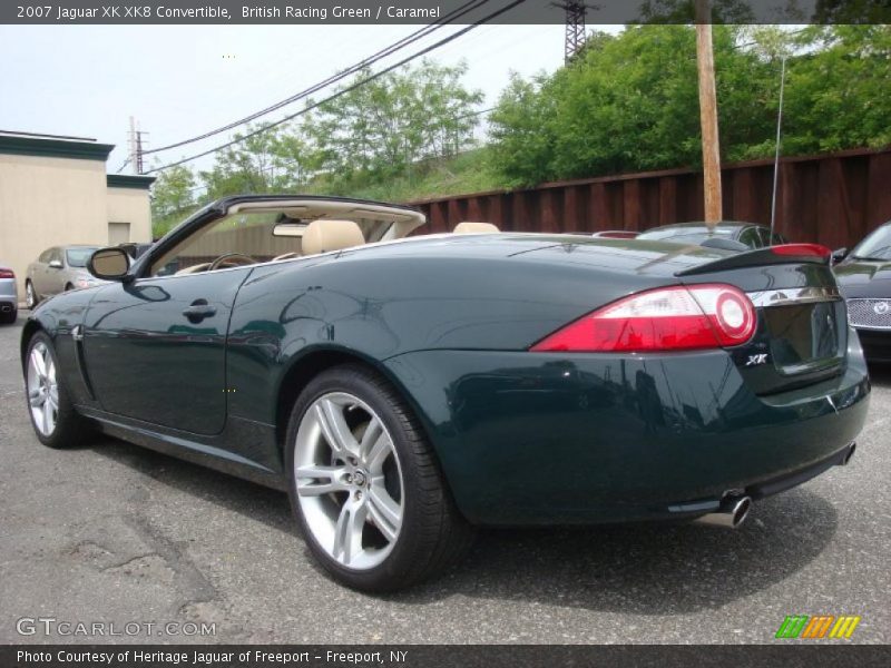 British Racing Green / Caramel 2007 Jaguar XK XK8 Convertible