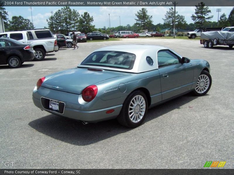 Monterey Mist Green Metallic / Dark Ash/Light Ash 2004 Ford Thunderbird Pacific Coast Roadster