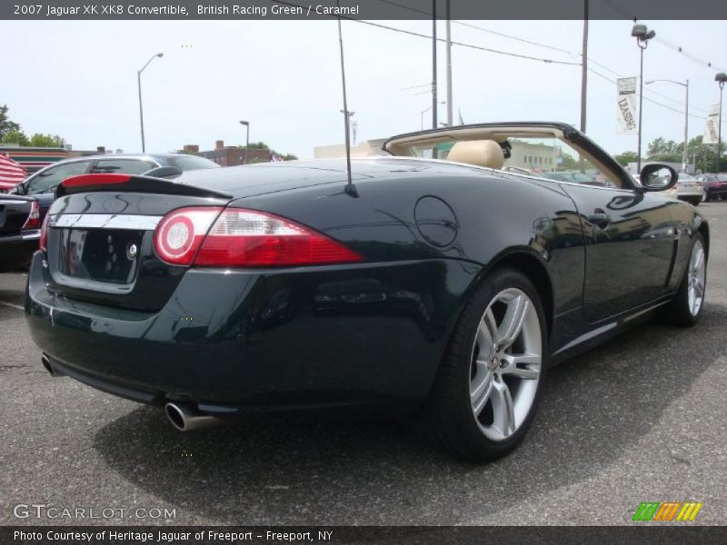 British Racing Green / Caramel 2007 Jaguar XK XK8 Convertible