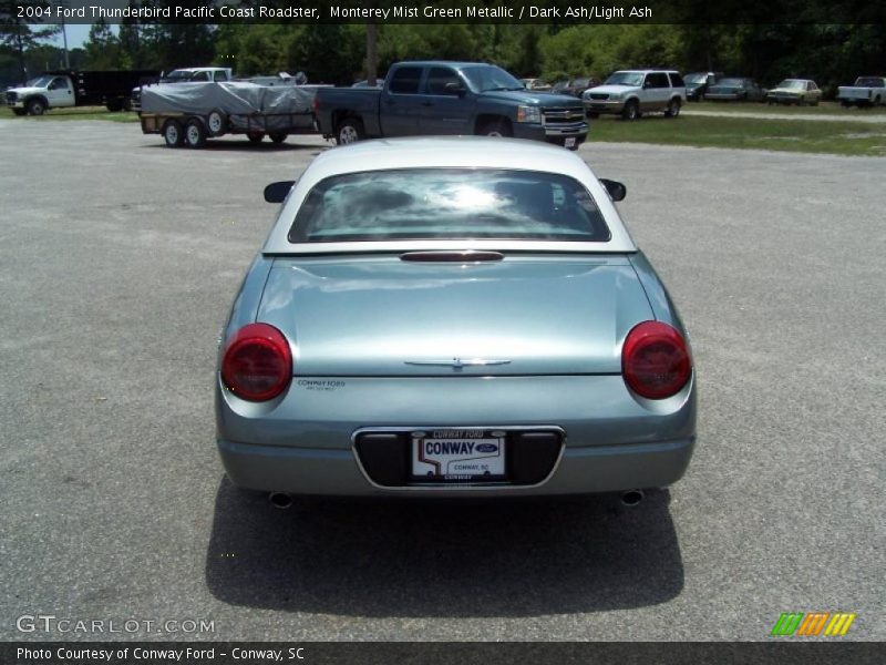 Monterey Mist Green Metallic / Dark Ash/Light Ash 2004 Ford Thunderbird Pacific Coast Roadster