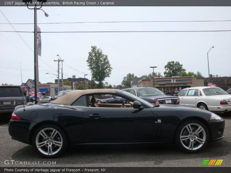 British Racing Green / Caramel 2007 Jaguar XK XK8 Convertible