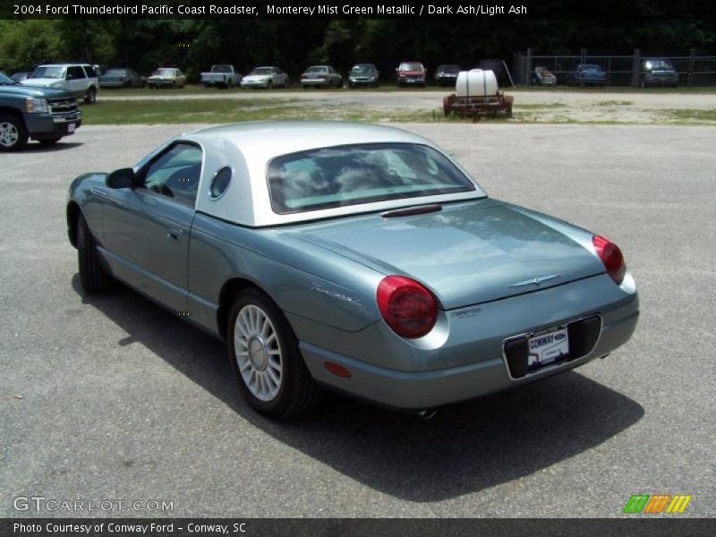 Monterey Mist Green Metallic / Dark Ash/Light Ash 2004 Ford Thunderbird Pacific Coast Roadster