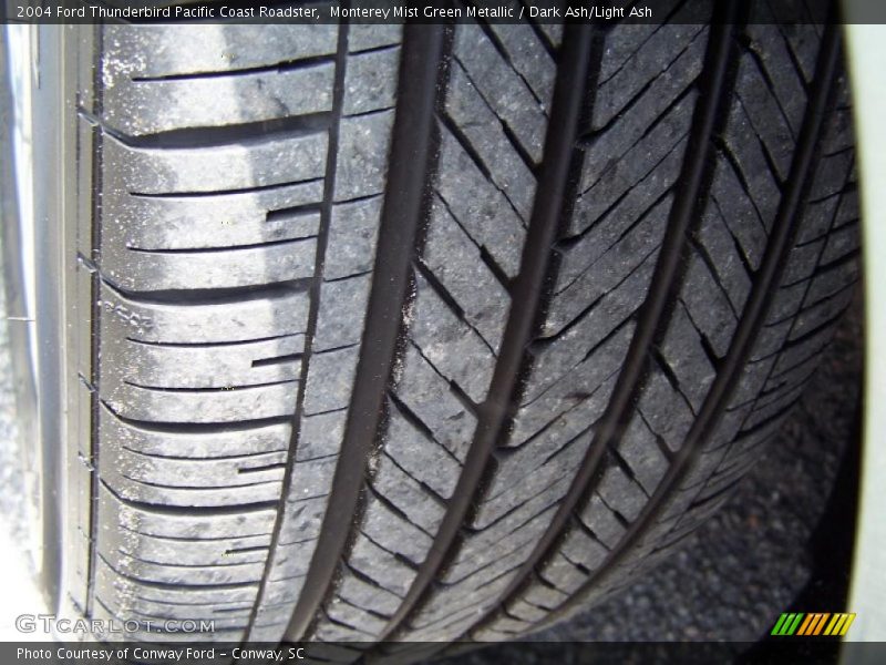 Monterey Mist Green Metallic / Dark Ash/Light Ash 2004 Ford Thunderbird Pacific Coast Roadster