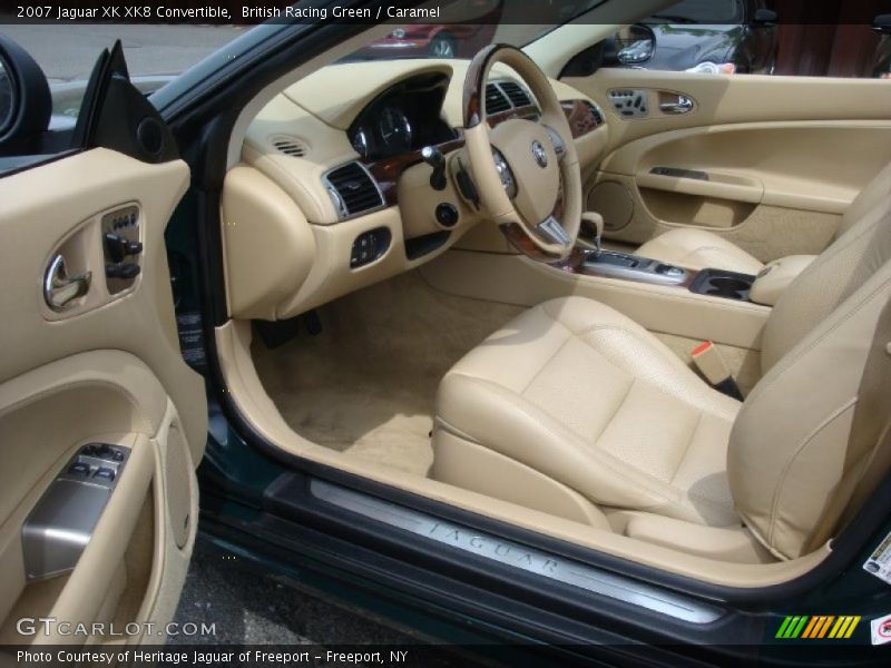 British Racing Green / Caramel 2007 Jaguar XK XK8 Convertible