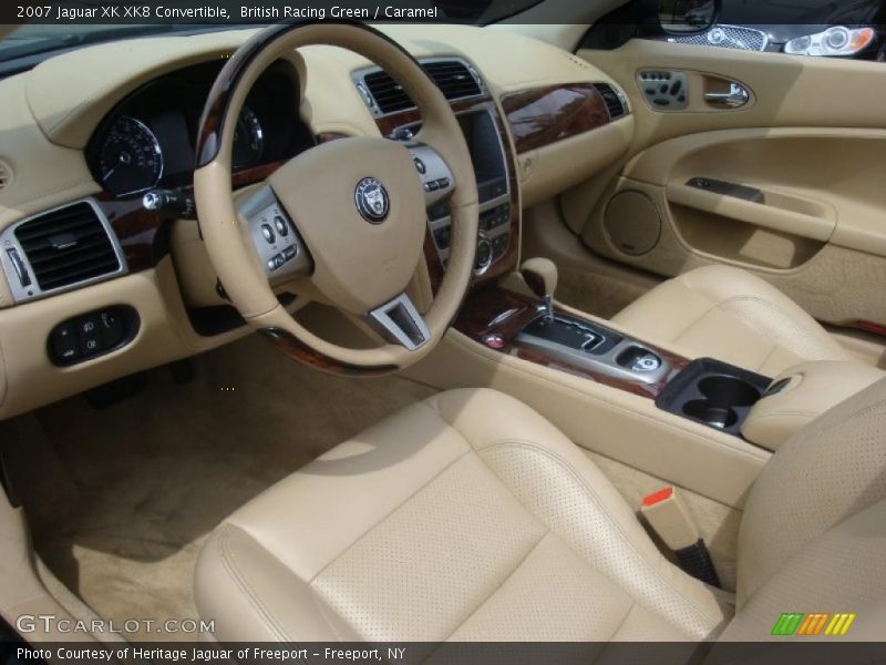British Racing Green / Caramel 2007 Jaguar XK XK8 Convertible
