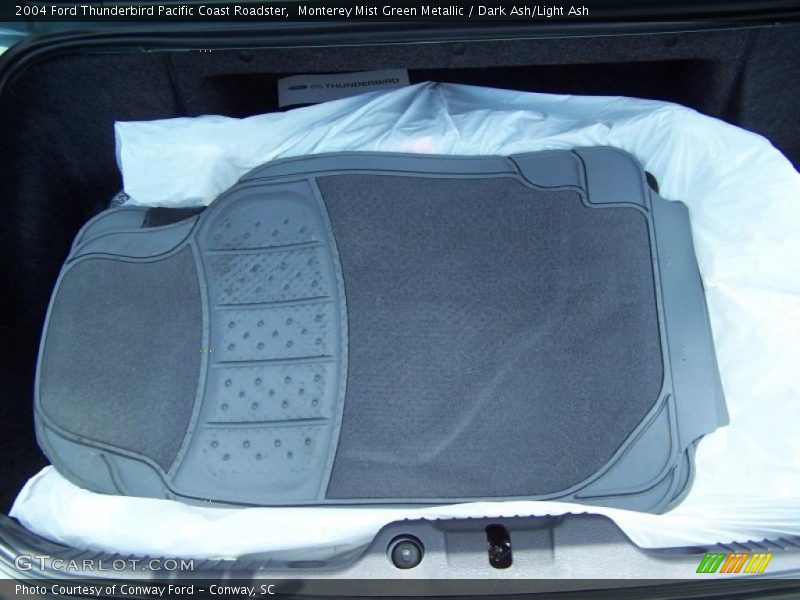 Monterey Mist Green Metallic / Dark Ash/Light Ash 2004 Ford Thunderbird Pacific Coast Roadster