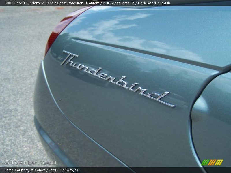 Monterey Mist Green Metallic / Dark Ash/Light Ash 2004 Ford Thunderbird Pacific Coast Roadster