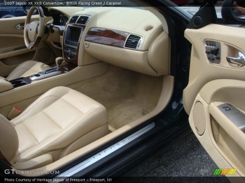 British Racing Green / Caramel 2007 Jaguar XK XK8 Convertible