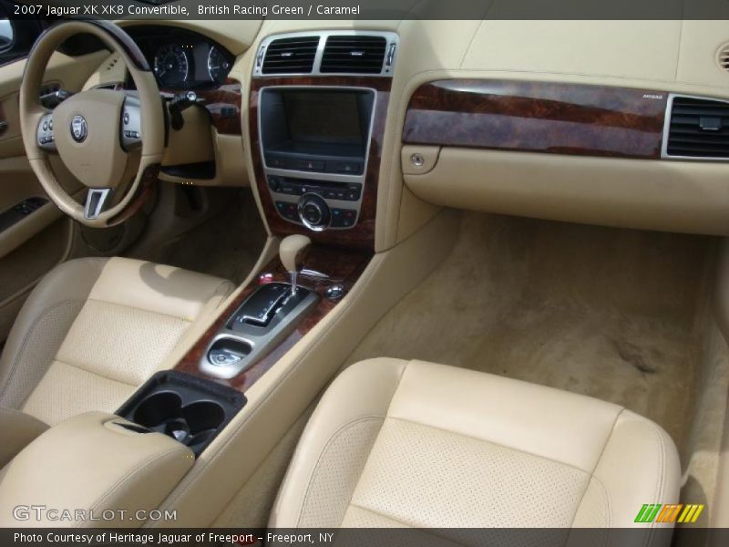 British Racing Green / Caramel 2007 Jaguar XK XK8 Convertible