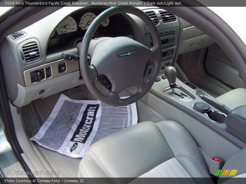 Monterey Mist Green Metallic / Dark Ash/Light Ash 2004 Ford Thunderbird Pacific Coast Roadster