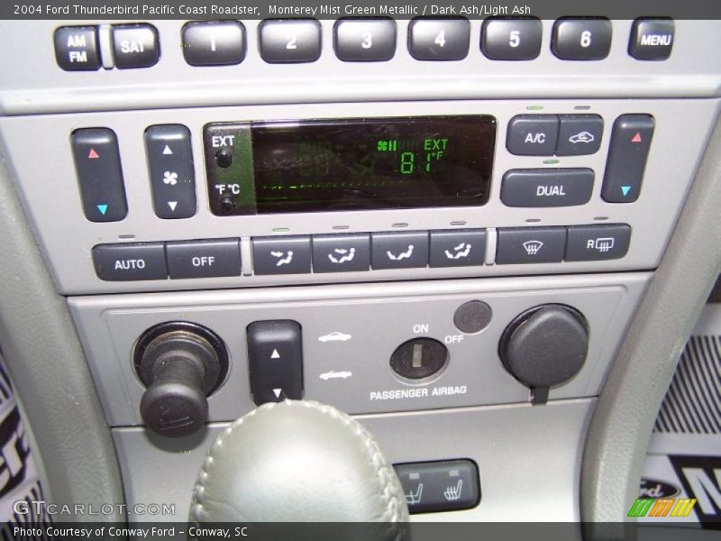 Monterey Mist Green Metallic / Dark Ash/Light Ash 2004 Ford Thunderbird Pacific Coast Roadster