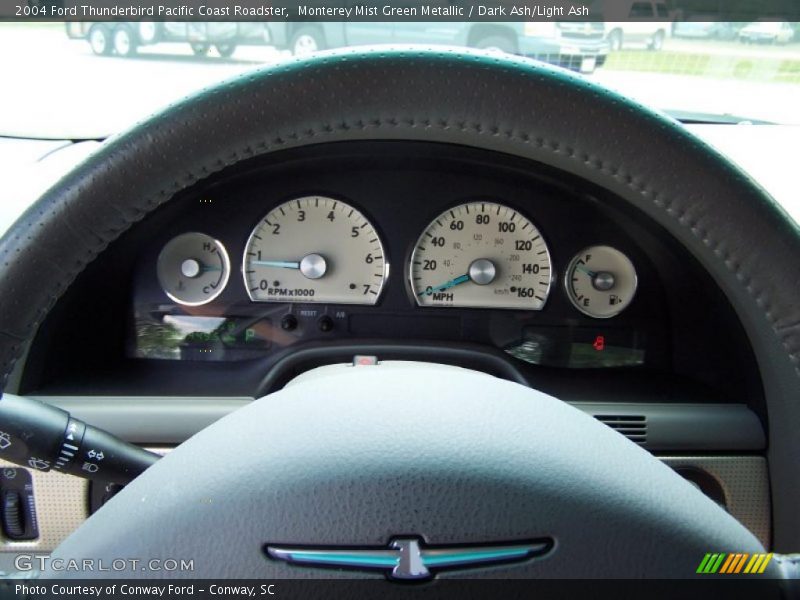 Monterey Mist Green Metallic / Dark Ash/Light Ash 2004 Ford Thunderbird Pacific Coast Roadster