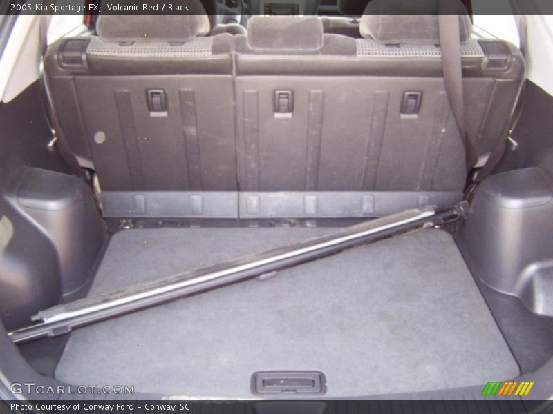 Volcanic Red / Black 2005 Kia Sportage EX